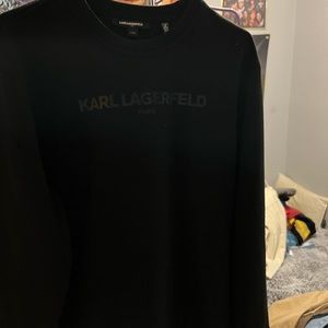 Karl Lagerfeld Sweater LARGE black